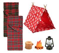 DIELIANHUA 6 Pièces Accessoires Lutin Farceur de Noel, Kit Porte Lutin de Noël, Lutin de Noël Accessoires, Accessoires Elfe de Noel, Accessoires de Poupée Elfe de Noël