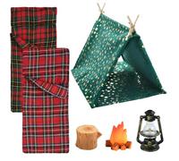DIELIANHUA 6 Pièces Accessoires Lutin Farceur de Noel, Kit Porte Lutin de Noël, Lutin de Noël Accessoires, Accessoires Elfe de Noel, Accessoires de Poupée Elfe de Noël