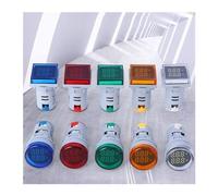 DIELKAFNP Indicateur AV AC60-380V 0-100A, ampèremètre et Tension avec transformateur de Courant, Panneau numérique Multifonction, 1 pièce(GR.een,Square Type)