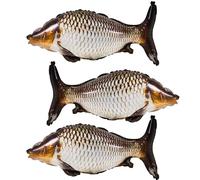 DIELOVEHUA 3 Pièces Ballon de Poisson, Poisson Ballons en Aluminium, Réalistes Mignons Ballon Gonflable Animaux Océan, pour Fêtes à Thème de Pêche, Décoration de Fête d'Anniversaire