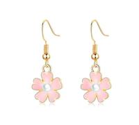 DIELOVEHUA Boucles d'oreilles Marguerite, Fleurs Boucles d'oreilles, Mignonne Tournesol Boucle d'Oreille Pendantes, Bijoux pour Femmes et Filles, pour Fêtes d'été, Plage, Mariage et Quotidienne