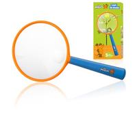 DieMaus Loupe Enfant 2,5X & 4X Grossissement, Lentille 88mm, légère & Robuste, dès 3 Ans, Jardin, Nature, découvertes