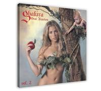 Diempi Couverture de l'album de musique Shakira Oral Fixation sur toile Poster Décoration de chambre à coucher Bureau Chambre Cadeau 70 x 70 cm