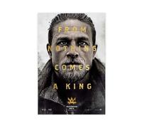 Diempi Poster du film King Arthur Legend of The Sword (6) - Impression sur toile - Décoration murale pour salon, chambre à coucher - 60 x 90 cm