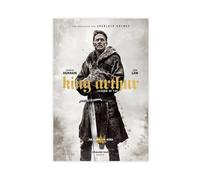 Diempi Poster du film King Arthur Légende de l'épée (4) - Décoration pour chambre à coucher, bureau, chambre - Cadeau - 60 x 90 cm