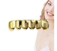 Diente De Hip Hop - Aparatos Ortopédicos De Hip Hop, Dientes Estilo Hip Hop | Cubierta De Brace Con Revestimiento De Dientes, Brace De Estilo Hip Hop Extraíble Para Fiesta De Clientes