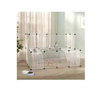Vidaxl Cage Pour Petits Animaux Transparent 143x107x93 Cm Pp Et Acier