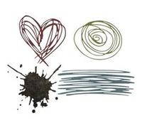 Dies et pochoir d?emboss. Thinlits Sizzix - Gribouillage - Sizzix G