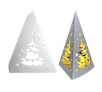 Dies Scrapbooking Maison Matrices de Découpes Cutting Dies Matrice de Découpe en Métal Lanterne de Noël 3D Bougie Gaufrage Décoration pour Noël D'Artisanat Bricolage Embossing Card Album