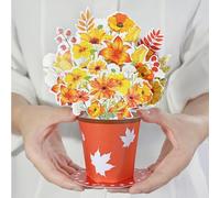Diese-Klappkarten Carte Anniversaire 3D Pop Up Fleurs - Carte Voeux d'anniversaire Femme avec Enveloppe - Carte Fete des Meres Grand Mère Carte Bonne Fete Maman Carte Bapteme Fille