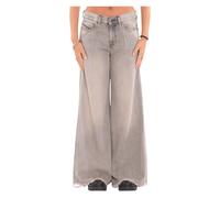 Diesel - 1978 D-Akemi Flare Jeans - Femme - Jeans - Gris - Taille: W26