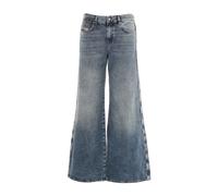Diesel - 1978 D-Akemi-S Wide Jeans - Femme - Jeans - Bleu - Taille: W30