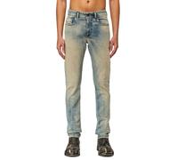 Diesel 1979 Sleenker 09H75 Homme Jean W34/L30 Étroit Taille Basse Bleu RRP295