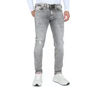 DIESEL 1979 Sleenker R86AT Jeans Pour Hommes W32/L32 Skinny Délavé Gris RRP€225