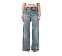 Diesel - 1996 D-Sire Wide Leg Jeans - Femme - Jeans - Bleu - Taille: W27