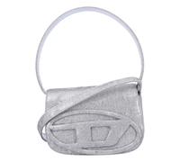 Diesel - 1DR Lurex Shoulder Bag - Femme - Sacs - Gris - Taille: ONE Size