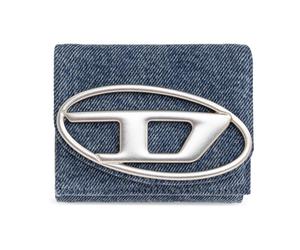 Diesel - 1DR Tri Fold Coin XS II - Femme - Accessoires - Bleu - Taille: ONE Size