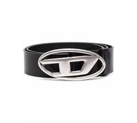 Diesel Ceinture en cuir B-1DR Logo D ovale Noir Taille 100 cm Unisexe