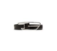 Diesel - B-D Line 30 Leather Belt - unisex - Accessoires - Noir - Taille: 80 CM