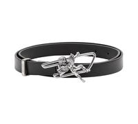 Diesel - B-D Line W Angel 20 Ceinture - Femme - Accessoires - Noir - Taille: 80 CM