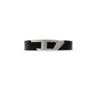 Diesel - B-D Logo 2.0 Leather Belt - unisex - Accessoires - Noir - Taille: 110 CM