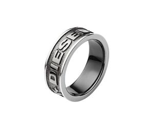DIESEL Bague argent, Taille 66