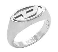 DIESEL Bague Chevalière en acier inoxydable, pour homme, DX147504010