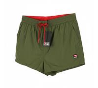 DIESEL BMBX-Mike-Patch Maillot De Bain Homme Taille L Kaki Vert Maille