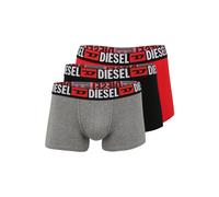 DIESEL Boxers 'Damien' gris chiné / rouge clair / noir / blanc, Taille XL