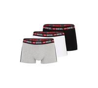 DIESEL Boxers 'SHAWN' gris chiné / rouge / noir / blanc, Taille L