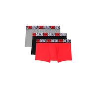 DIESEL Boxers 'UMBX-DAMIENTHREEPACK' gris / rouge / noir, Taille XS