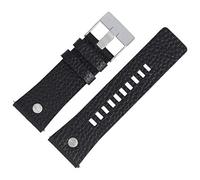 Diesel Bracelet De Montre 28mm Cuir Noir - DZ-7313