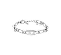 Diesel Bracelet homme en acier inoxydable avec fermoir mousqueton