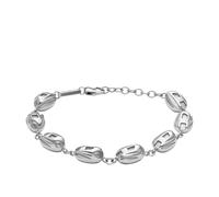 Diesel Bracelet homme en acier inoxydable avec fermoir mousqueton