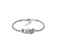 Diesel Bracelet homme en acier inoxydable avec fermoir mousqueton