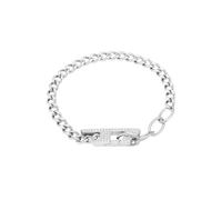 Diesel Bracelet homme en acier inoxydable avec fermoir mousqueton