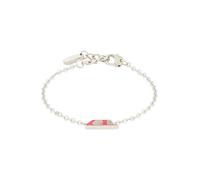 DIESEL Bracelet rouge / argent, Taille One Size