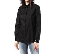 Diesel C-Dina Shirt Femme Chemisier à Manches Longues Noir