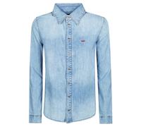 Diesel - Camicia De-Eazy - Femme - Blouses et Chemises - Bleu - Taille: 40 FR