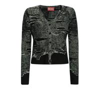 Diesel - Cardigan M-Alima-L - Femme - Pulls - Noir - Taille: 36 FR