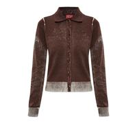 Diesel - Cardigan M-Loren - Femme - Pulls - Brun - Taille: 34 FR