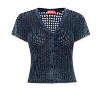 Diesel - Cardigan M-Rez - Femme - Pulls - Bleu - Taille: 36 FR