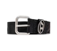 Diesel - Ceinture avec Logo Ovale D - Homme - Accessoires - Noir - Taille: 85 CM