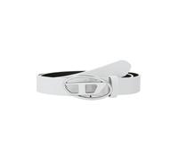 DIESEL Ceinture 'B-1DR 25' argent / blanc, Taille 90