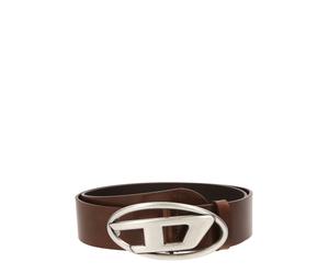 DIESEL Ceinture chocolat / argent, Taille 90