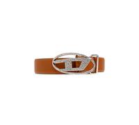 Diesel - Ceinture en cuir à logo ovale D - unisex - Accessoires - Brun - Taille: 105 CM