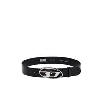 DIESEL Ceinture noir / argent, Taille 90