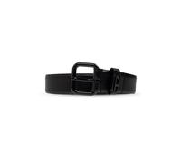 Diesel - Ceinture en cuir Oval D Logo B-1Dr - unisex - Accessoires - Noir - Taille: 100 CM