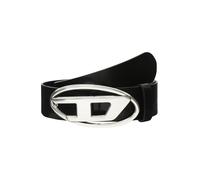 DIESEL Ceinture noir / argent, Taille 80