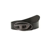 Diesel - Ceinture en Cuir Noir Accessoire Élégant - Homme - Accessoires - Noir - Taille: 100 CM